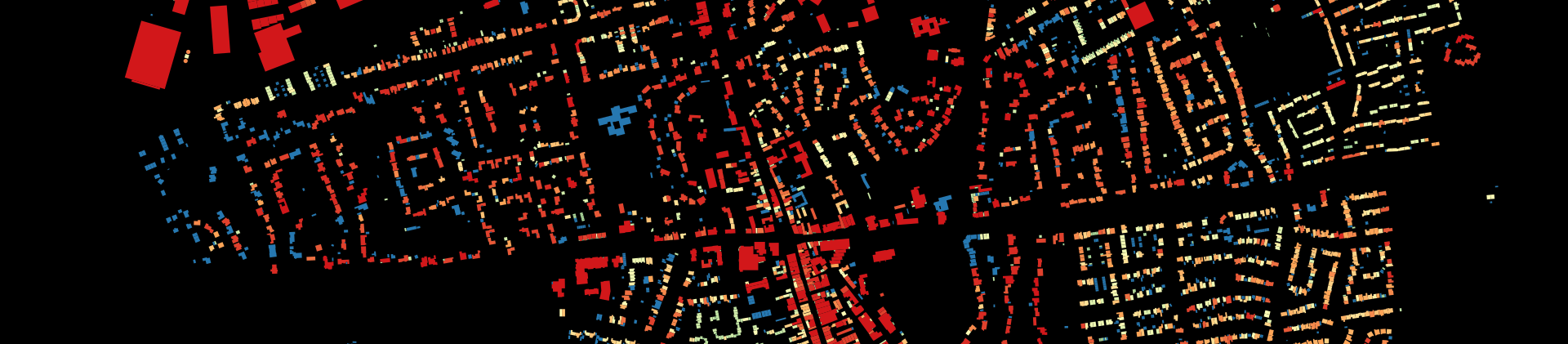 Centrality in networks of urban streets